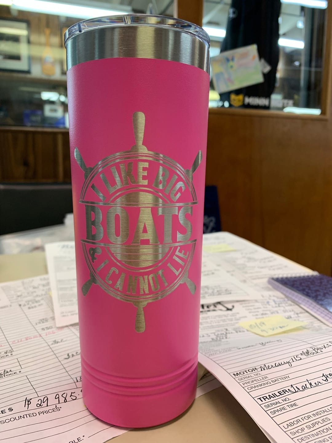 Customer photo review of 22 oz. Skinny Tumbler