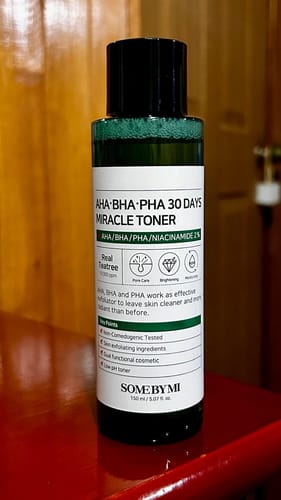 Customer photo review of AHA-BHA-PHA 30 Days Miracle Toner - 150ml