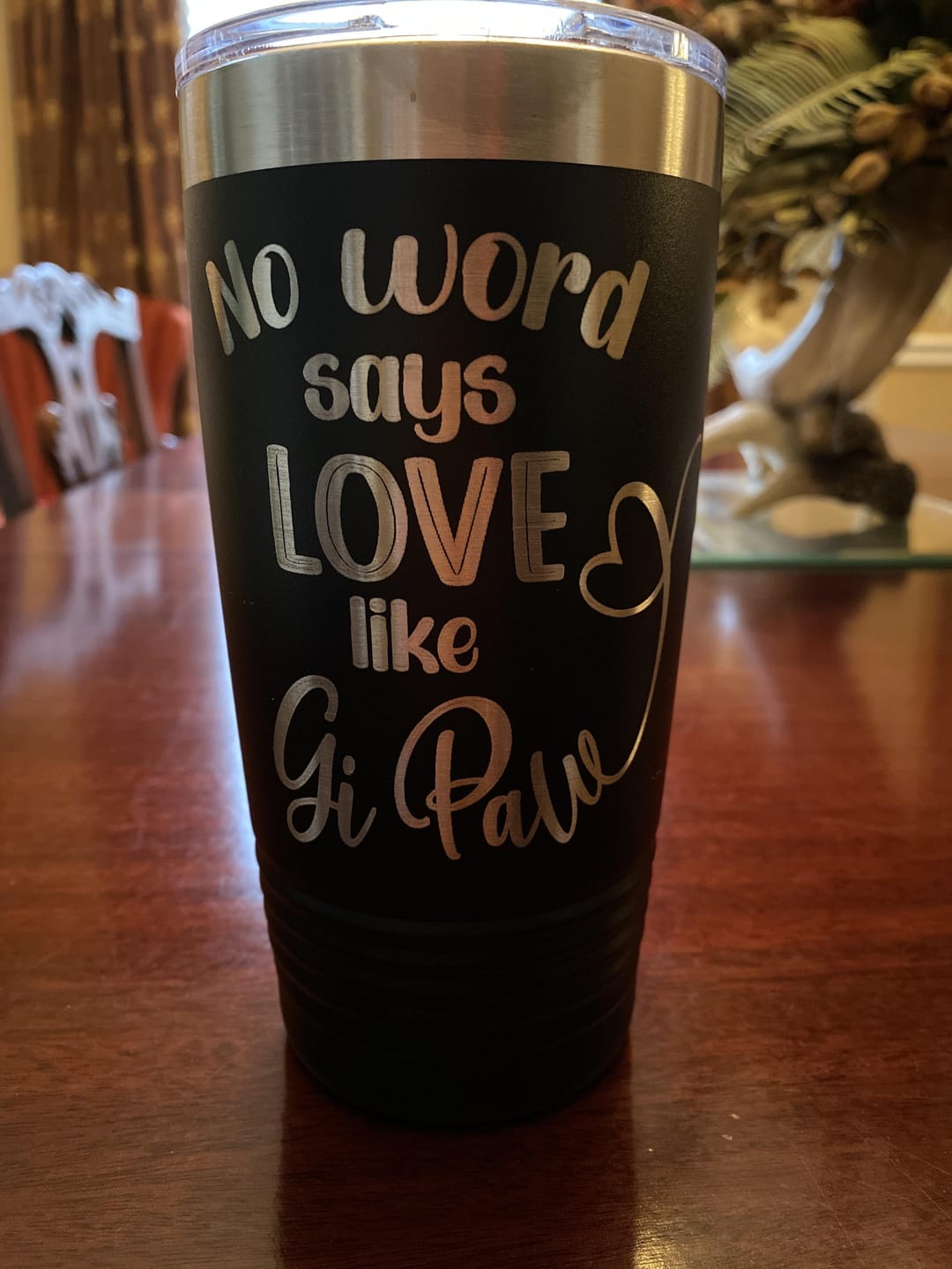 Customer photo review of 20 oz. Tumbler