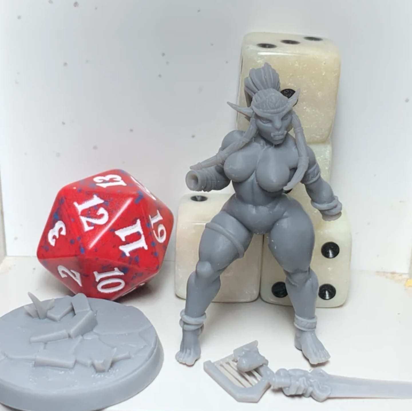 Customer photo review of Cassia Lyresong - Greatgoblin Pinup