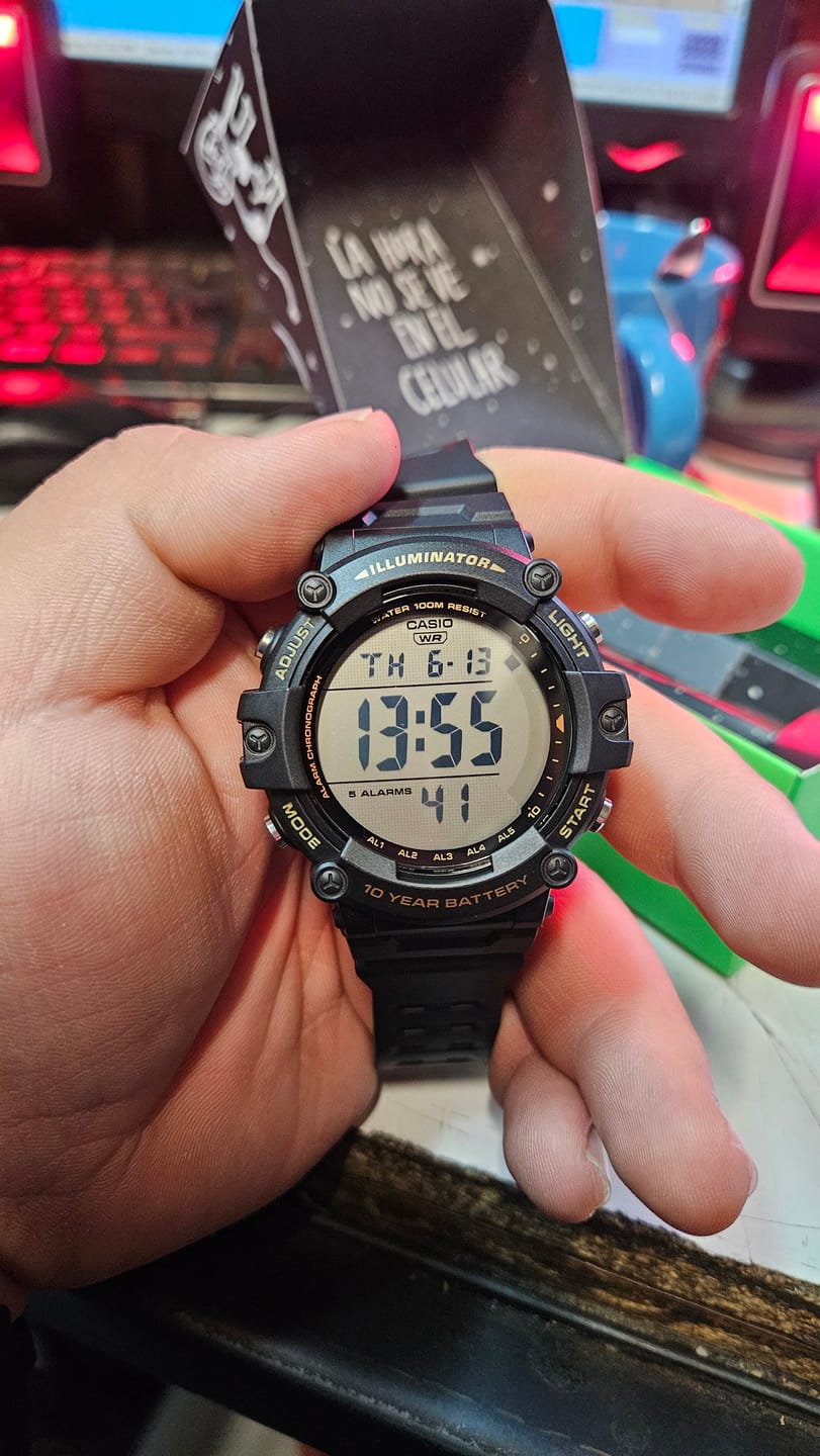 Customer photo review of Reloj Casio Vintage AE-1500WH-1AVDF Negro