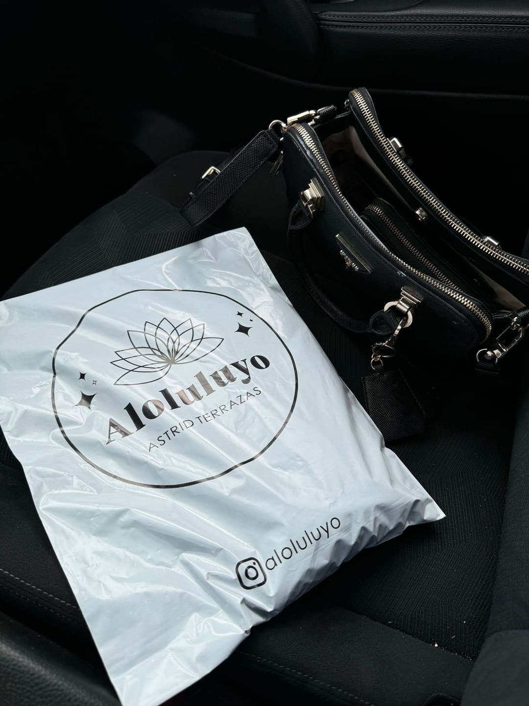 Customer photo review of Bolsas Personalizadas