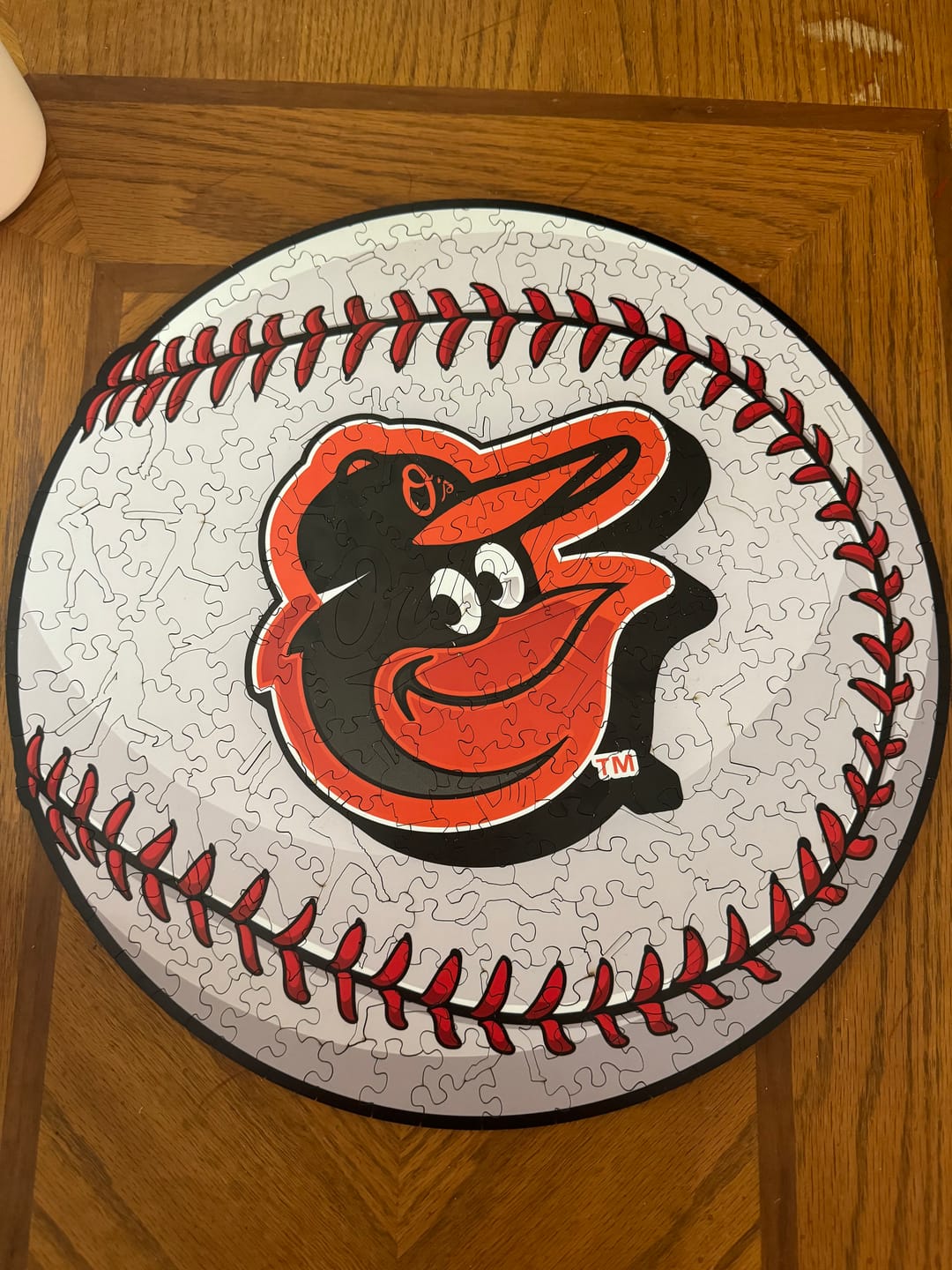 Customer photo review of Baltimore Orioles™ - Wooden Puzzle