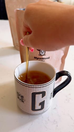 Customer photo review of Mushroom Coffee