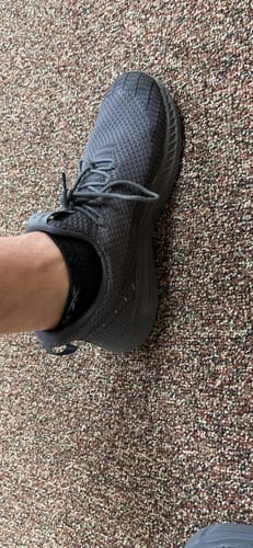 Customer photo review of FEETHIT Men Breathable Mesh Walking Sneaker
