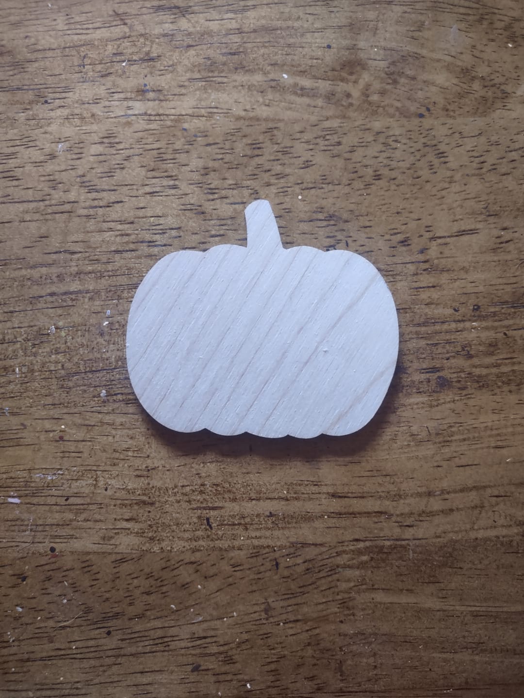 Customer photo review of Unfinished Wood Pumpkin Silhouette - Craft- up to 24" DIY