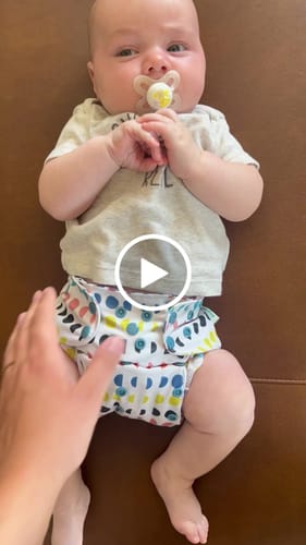 Customer video review of Last Chance Pocket Cloth Diaper with Athletic Wicking Jersey