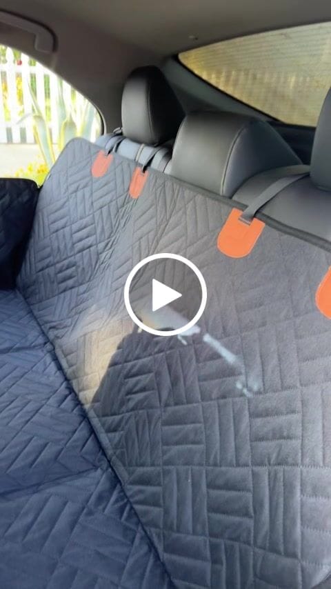 Customer video review of Car Seat Cover with Hard Bottom