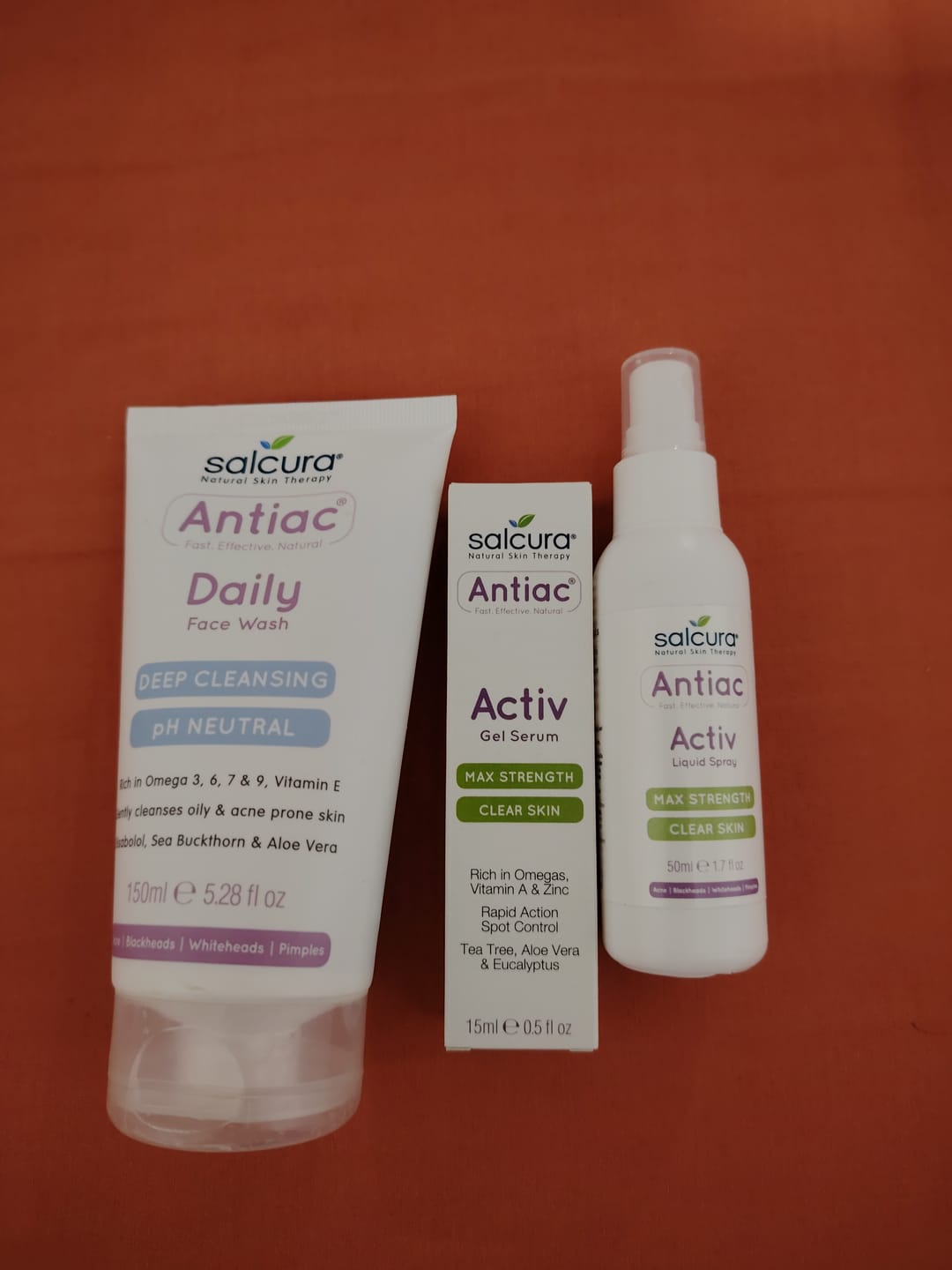 Customer photo review of Antiac Acne Rescue Pack (FREE Gel Serum)