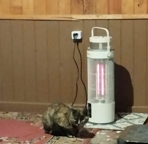 Customer photo review of Estufa Eléctrica Infrarroja Kaltemp S IR STONE BLANCO 800W