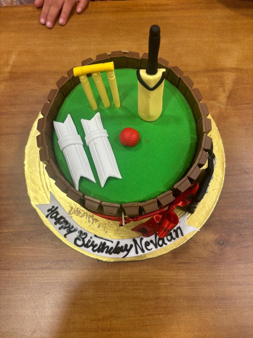 Customer photo review of Cricket Stuff Cake