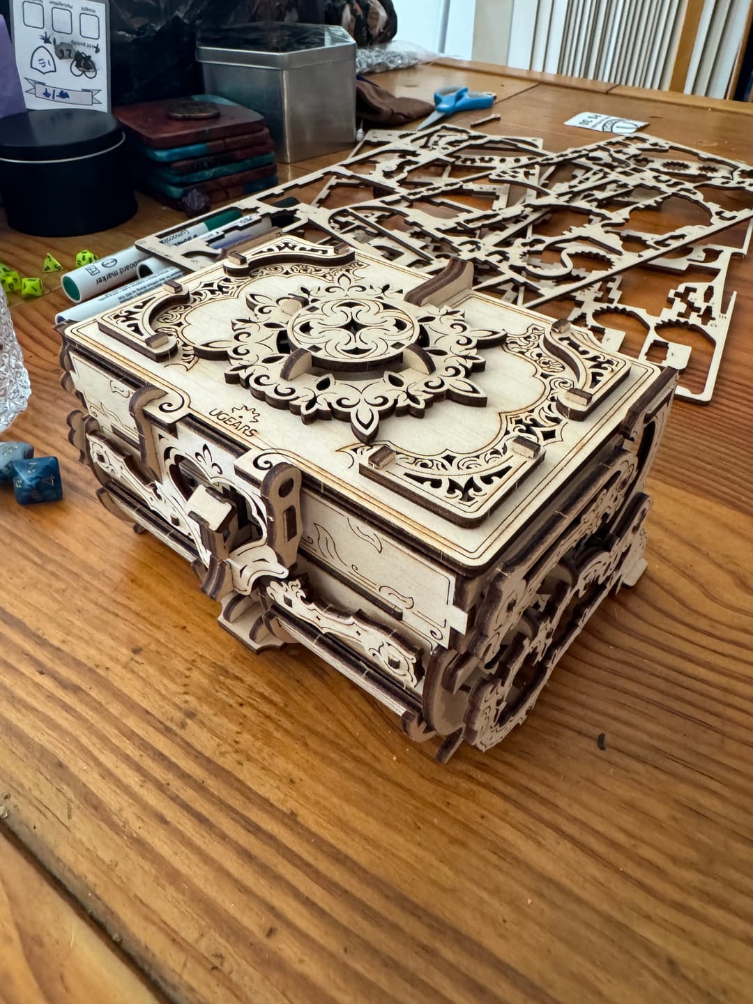 Customer photo review of rokrgeek treasure box 3D WOODEN PUZZLE