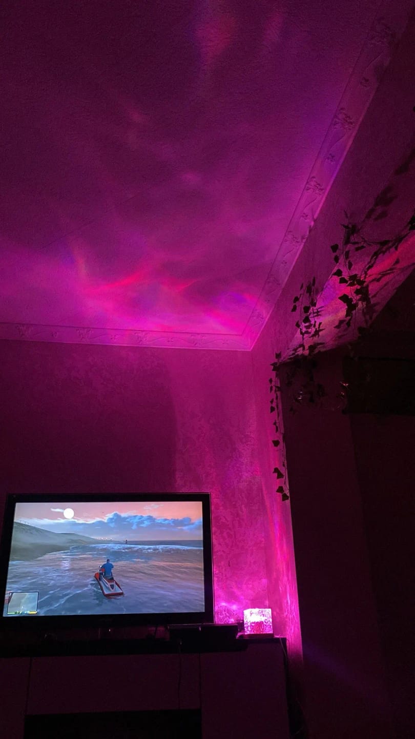 Customer photo review of Northern Lights Projector