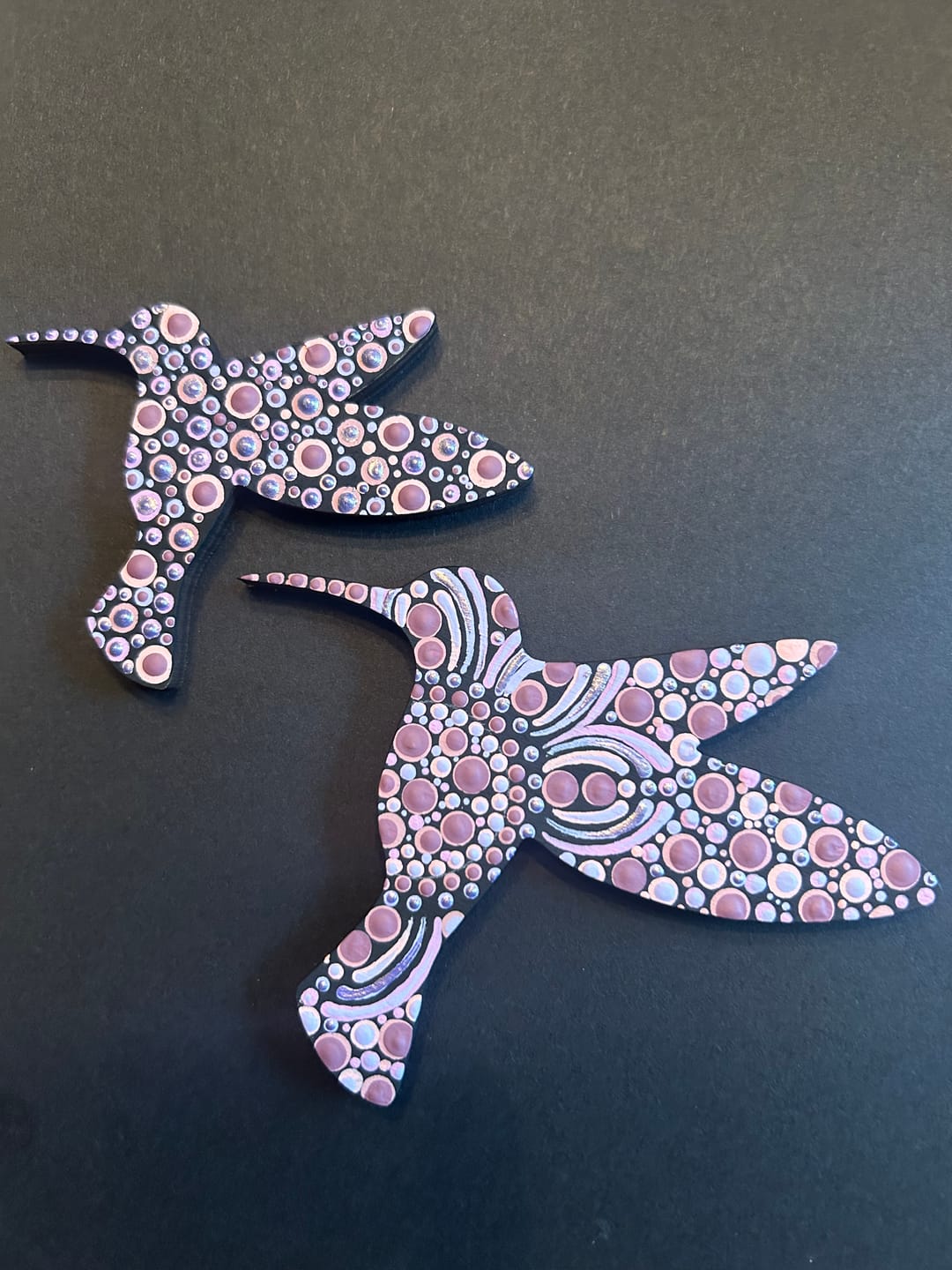 Customer photo review of Unfinished Wood Hummingbird Shape - Bird Animal - Craft - up to 24" DIY