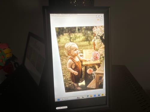 Customer photo review of Digital Photo Frame