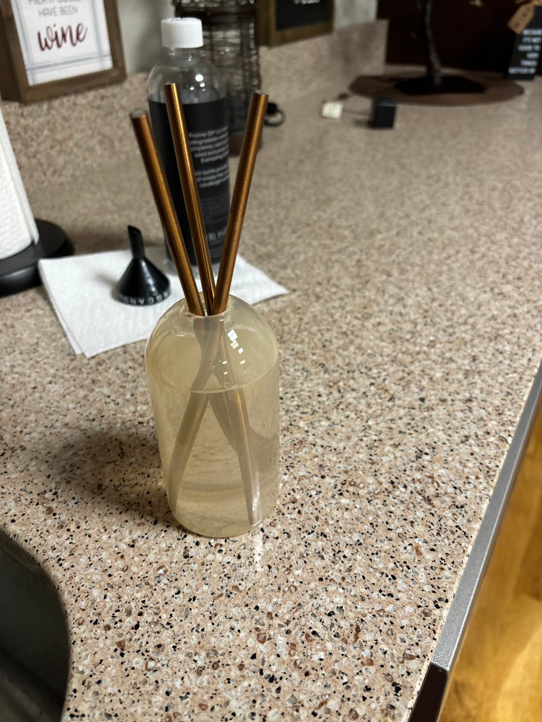Customer photo review of Black Steel Funnel