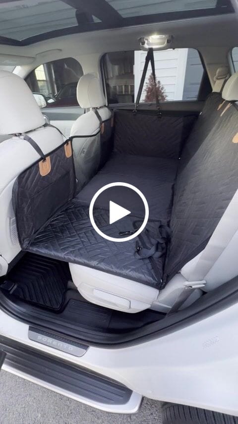 Customer video review of Car Seat Cover with Hard Bottom