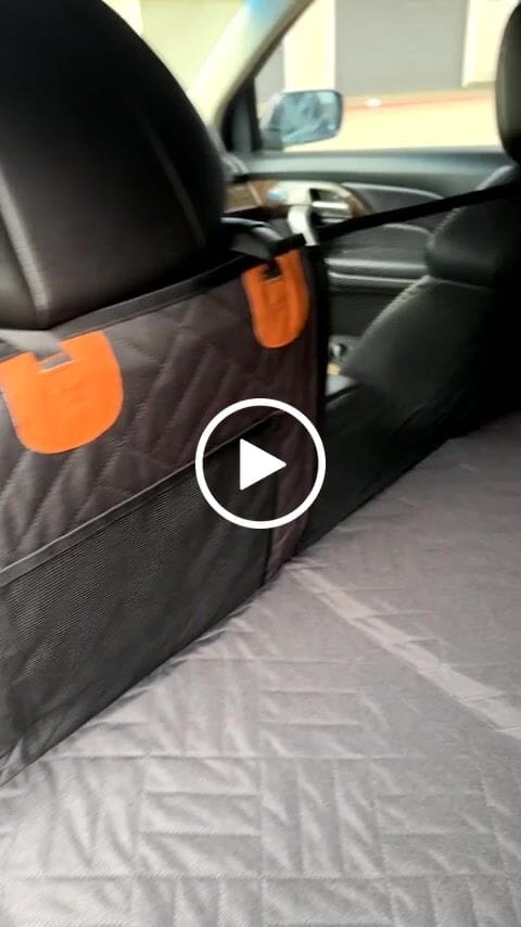 Customer video review of Car Seat Cover with Hard Bottom