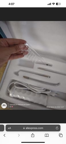 Customer photo review of The Naked Skin High Frequency Wand™