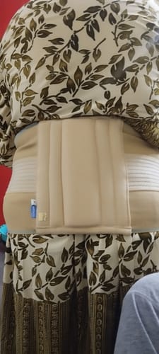 Customer photo review of Sacro Lumbar Belt (Mild Support) | Provides Support to Lower Back | Corrects Posture & Relieves Back Pain (Beige)