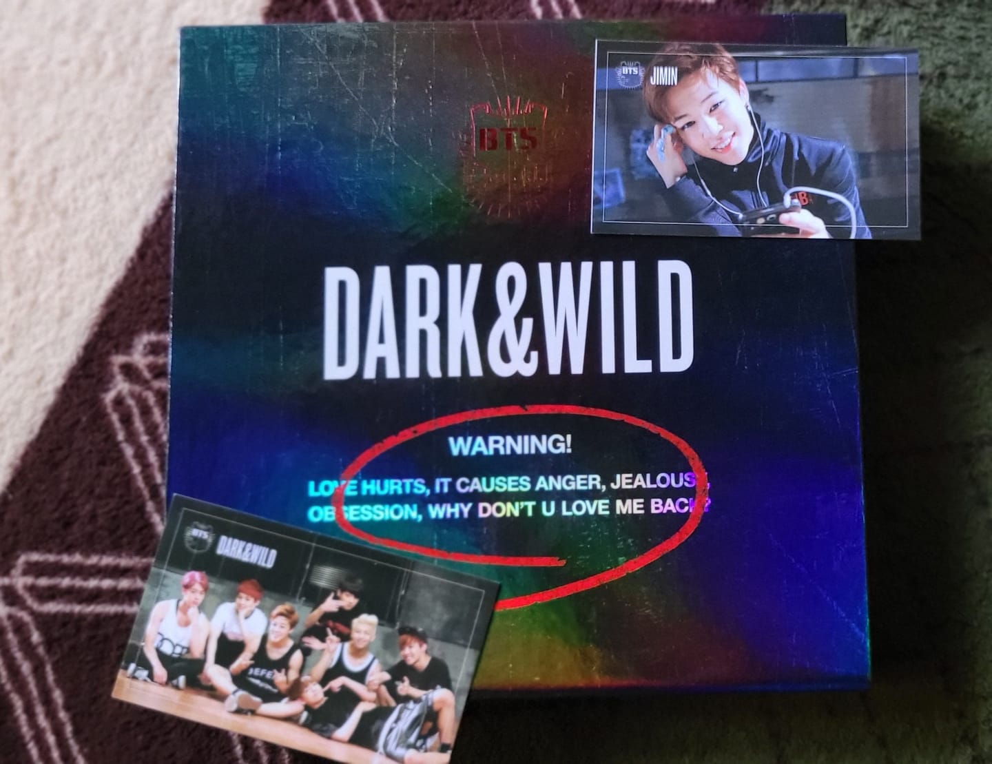 Customer photo review of BTS - 1ST FULL ALBUM DARK & WILD