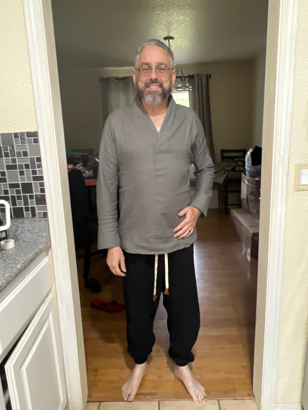Customer photo review of Shinu Sleeve Shirt