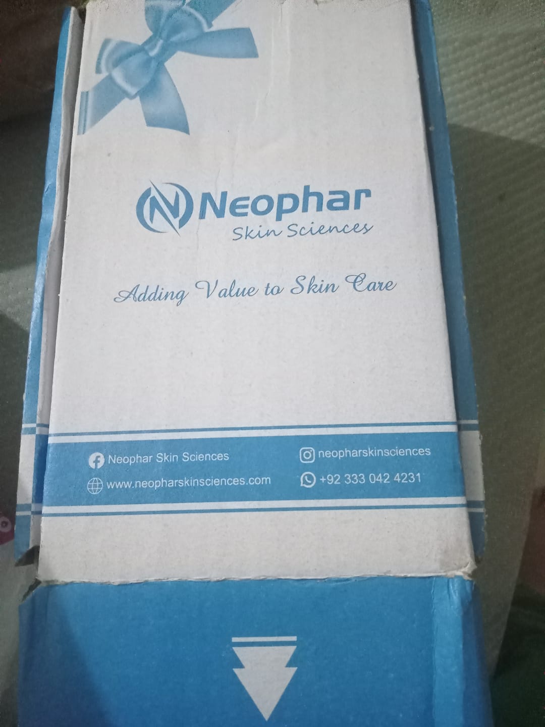 Customer photo review of Ascorbiderm Vitamin C Serum + Neobrella Sunblock Discount Bundle