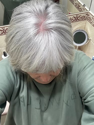 Customer photo review of Ethan Thomas Black shampoo & mask duo
