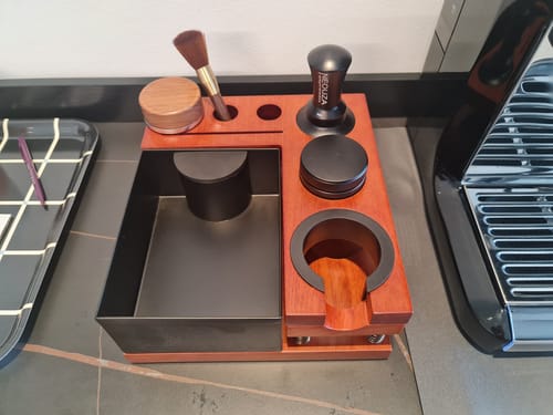 Customer photo review of Multifunctional Coffee Tamper Station For Tamper Distributor And Accessories