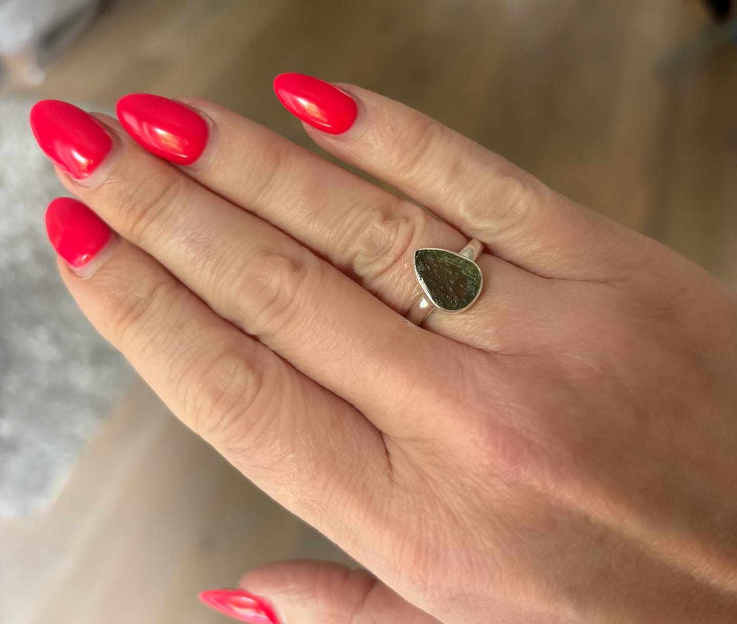 Customer photo review of Moldavite - Rough-Raw Pieces