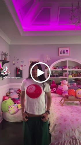 Customer video review of 'Lucky Shot' baby tee
