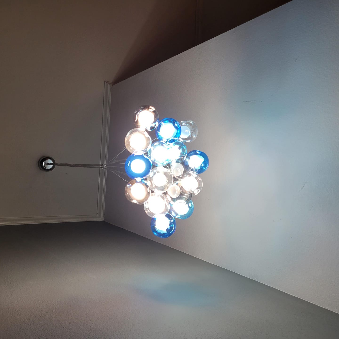 Customer photo review of Modern Bubble Cluster Globes Pendant Lighting