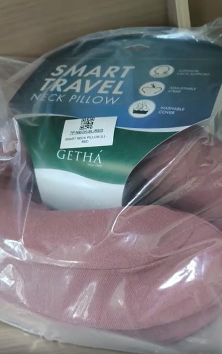 Customer photo review of Smart Neck Latex Pillow - Large