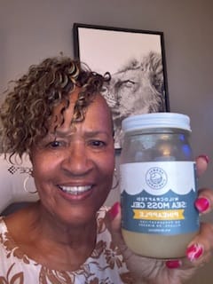 Customer photo review of EXCLUSIVE PINEAPPLE SEA MOSS GEL