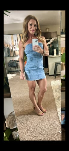 Customer photo review of NOVA TOP - GLITTER MINT