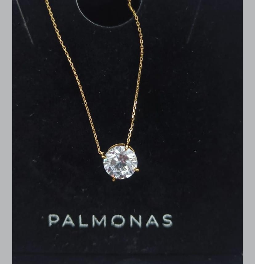 Customer photo review of Royal Solitaire Diamond Mangalsutra   | BIS Hallmarked | 18k Gold Vermeil