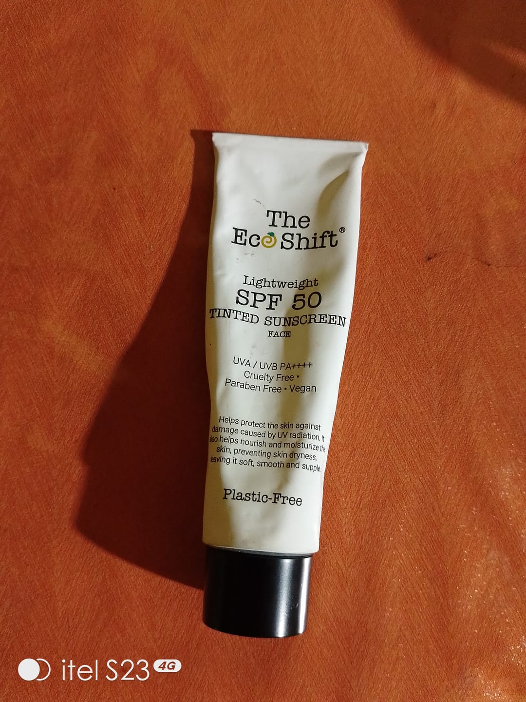 Customer photo review of Lightweight  Daily Tinted Sunscreen with SPF50