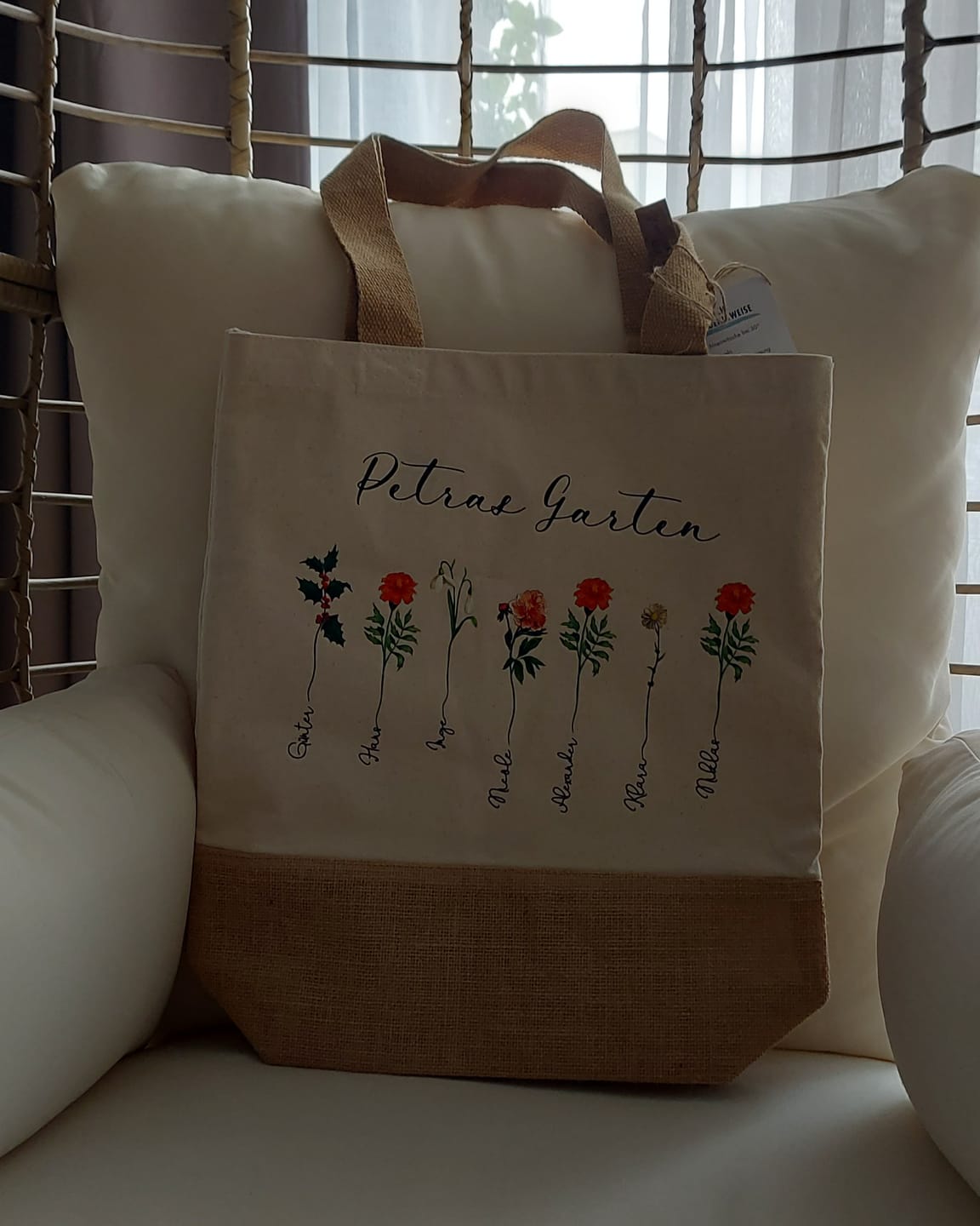 Customer photo review of Omas Garten - Großeltern-Tasche