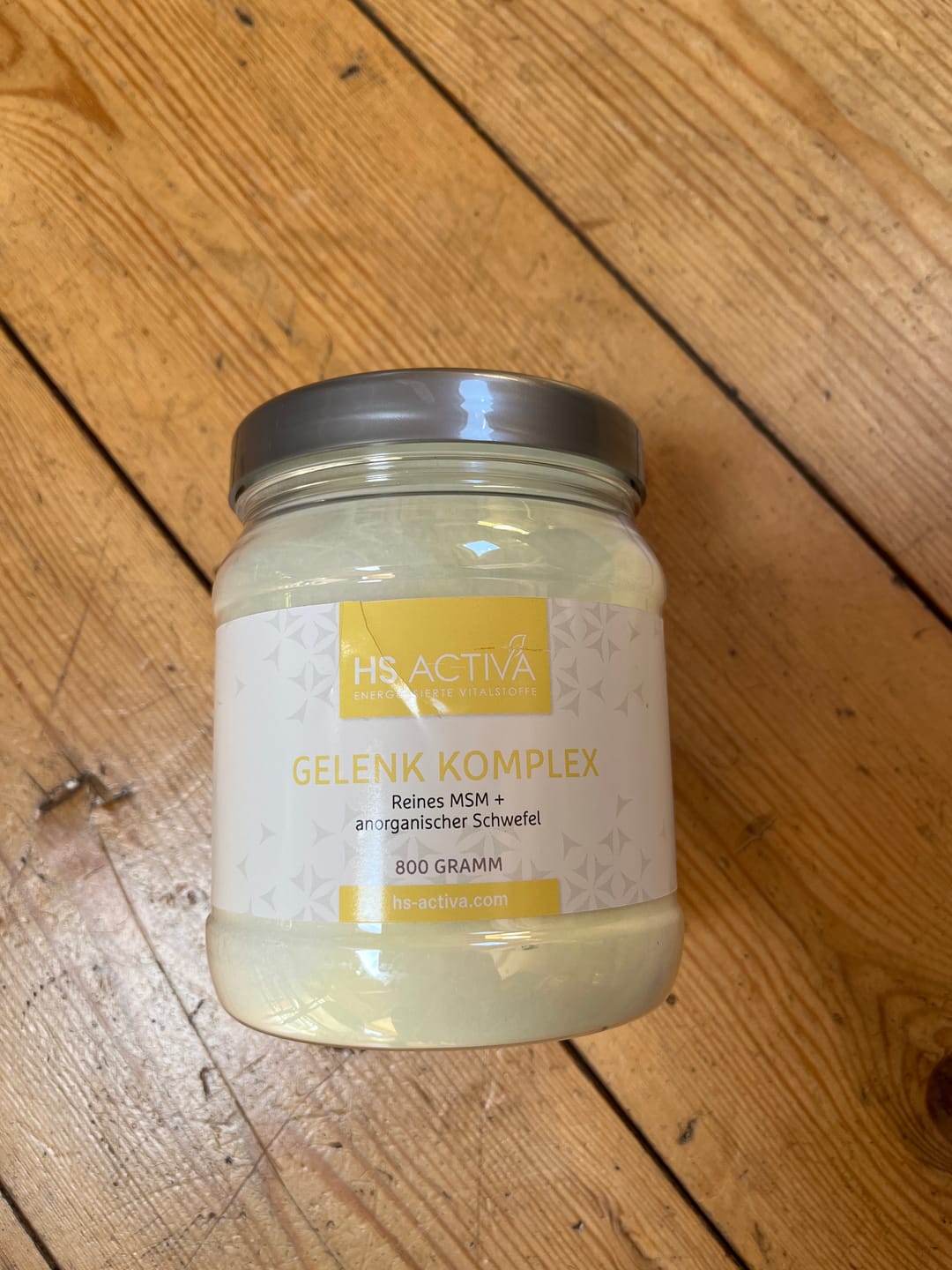 Customer photo review of Gelenk Komplex - (250 Kapseln oder 800g Pulver)