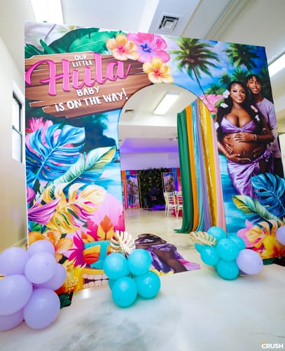 Customer photo review of 10x9ft Wedding Party Flower Arch Frame Welcome Stand Door