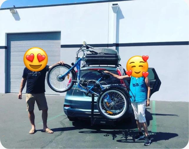 Customer photo review of Tricycle Électrique avec Accélérateur et Assistance au Pédalage - Confort et Sécurité au Maroc | ElectricBike.ma