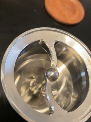 Customer photo review of Stainless Steel Magnetic Dosing Cup - MUVNA