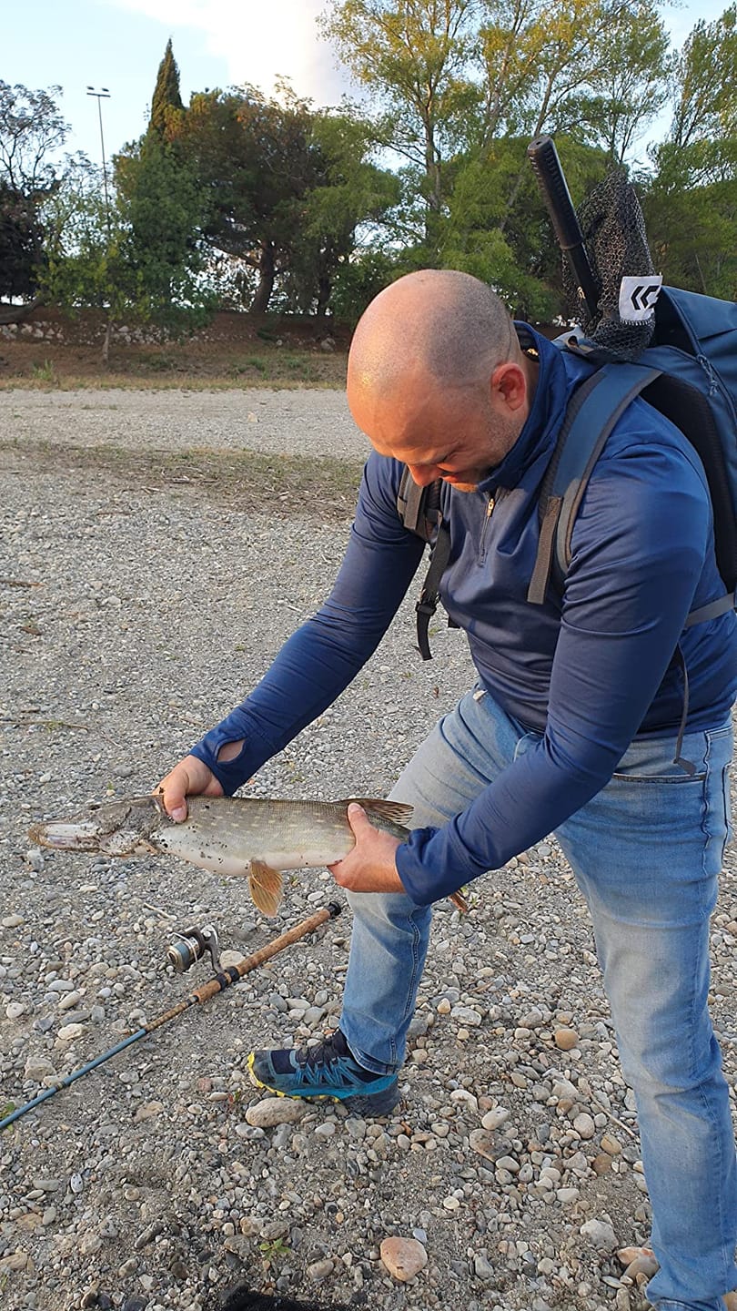 Customer photo review of Swimmax Fishing Lure | Eight-Segmented | BKK Hook |  Easy Catch | Rattling with Noise | Heavy-Duty Dyneema Fiber Joint | Jointed Swimbait for Bass & Trout & Crappie