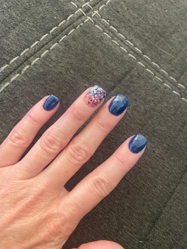 Customer photo review of United We Stand Dip Powder Set