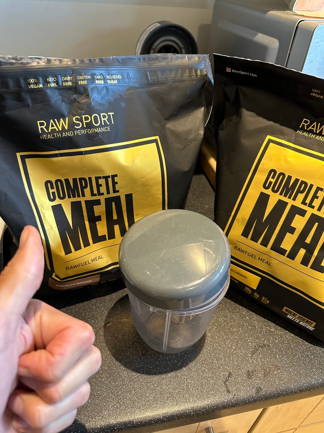 Customer photo review of Raw Fuel Complete Meal