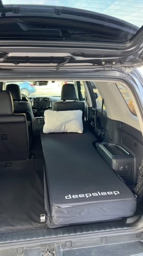 Customer photo review of Deepsleep Solo Camping Mat System for Toyota 4Runner