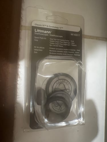 Customer photo review of 3M™ Littmann® Stethoscope Spare Parts Kit, Classic III™ and Cardiology IV™, Grey, 40017