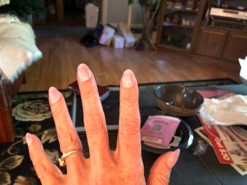 Customer photo review of Glossy Girl Press On Nails (24PC)