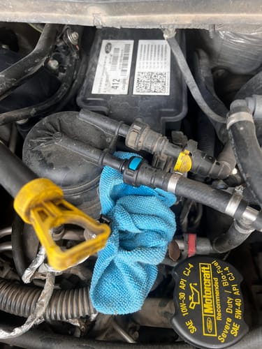Customer photo review of SPE Motorsport 2011+ 6.7L Powerstroke Recirculating CCV Kit
