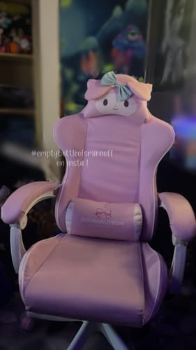 Customer photo review of My Melody Inspired Gaming Chair